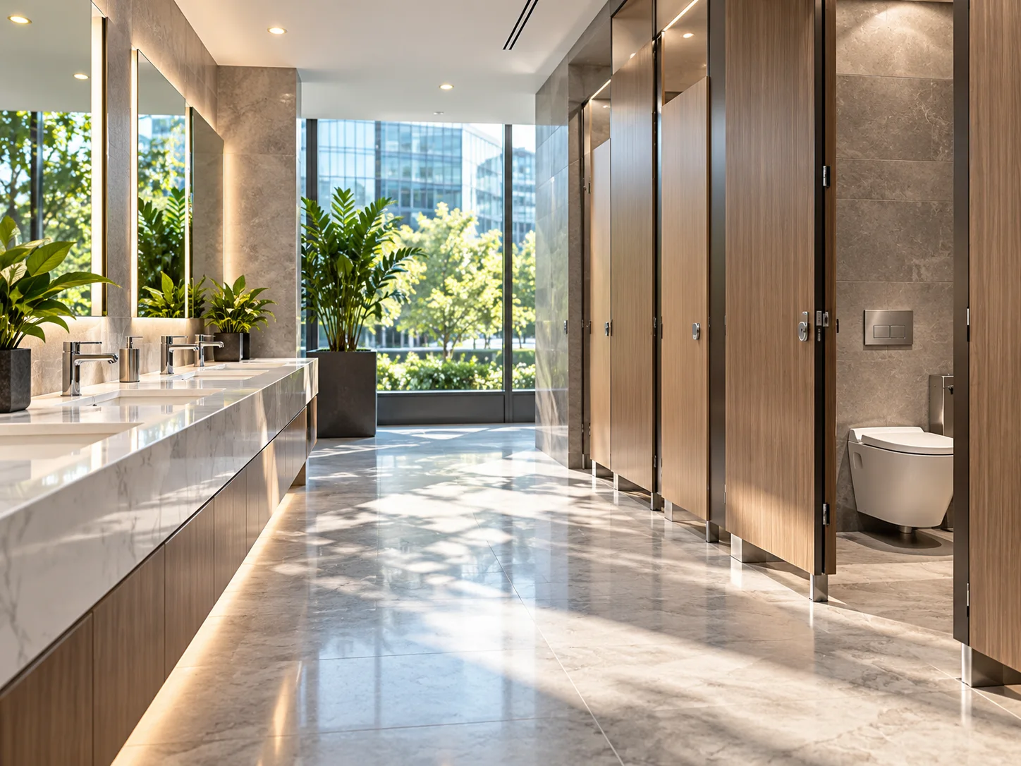 Building washroom